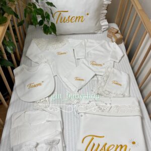 Minik papatya desenli 11li set